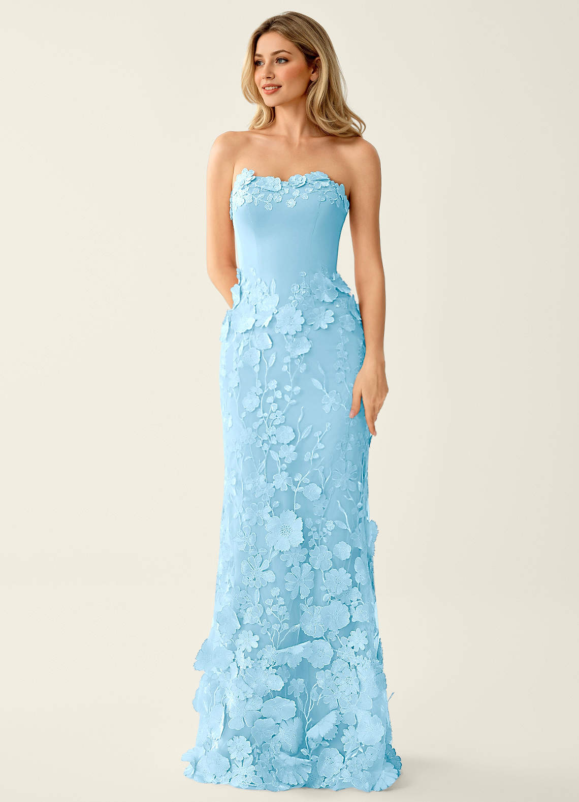 light blue dress macys Sky Blue Dress