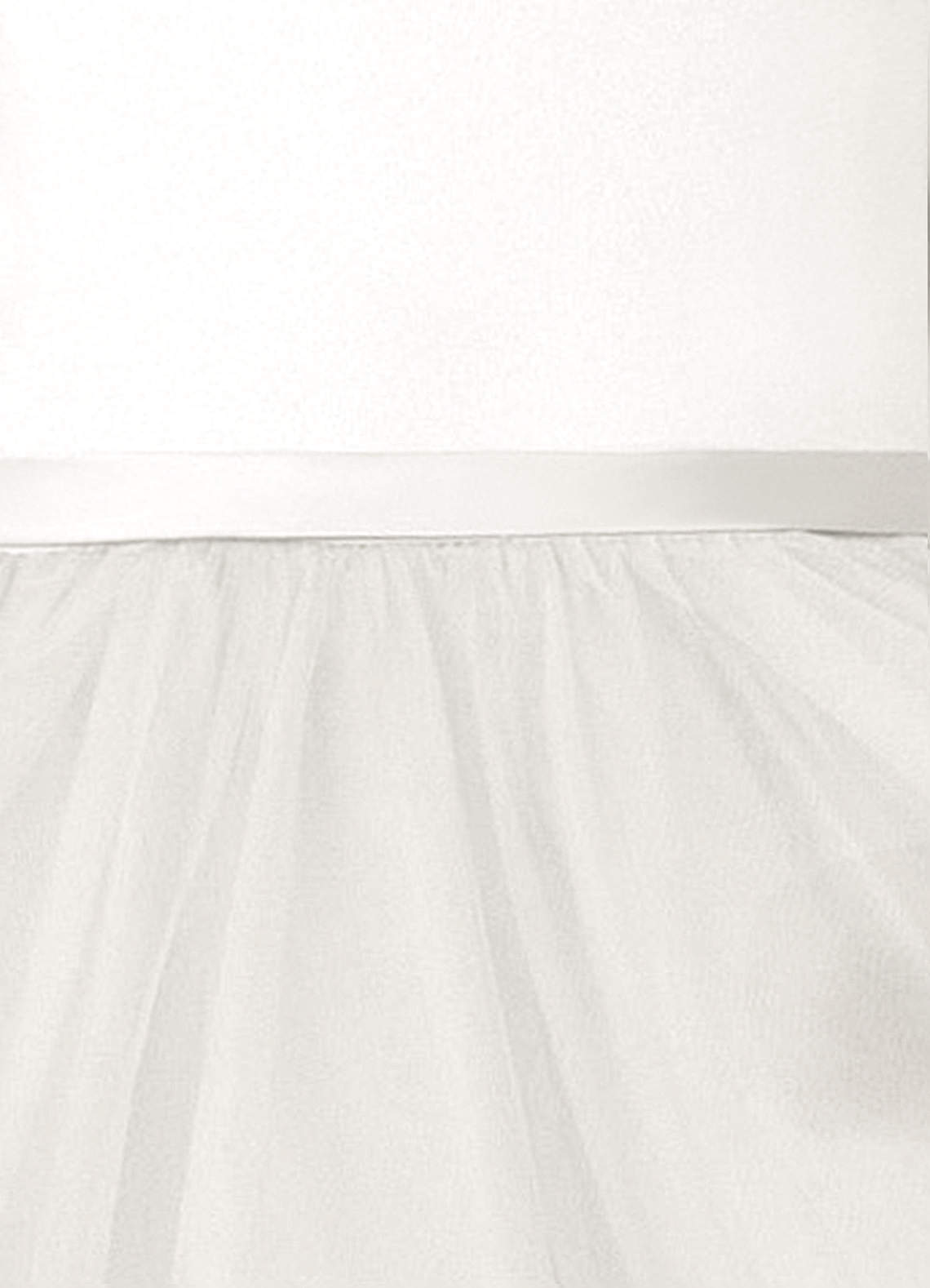 Azazie Marybell Flower Girl Dresses A-Line Bow Tulle Ankle-Length Dress image1