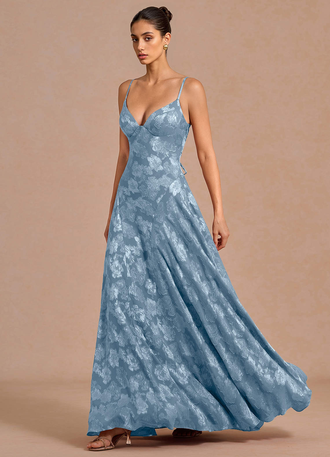 Liberty Dusty Blue Maxi Dress