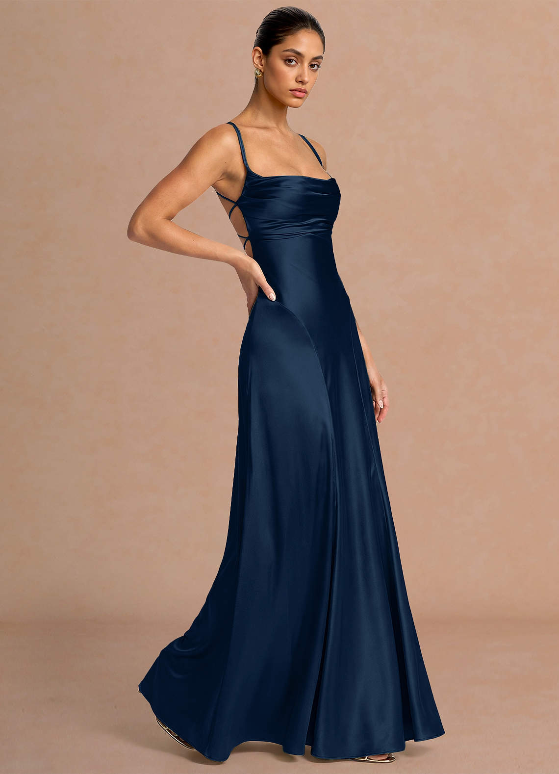 Muirgen Navy Maxi Dress Ready to Ship | Azazie