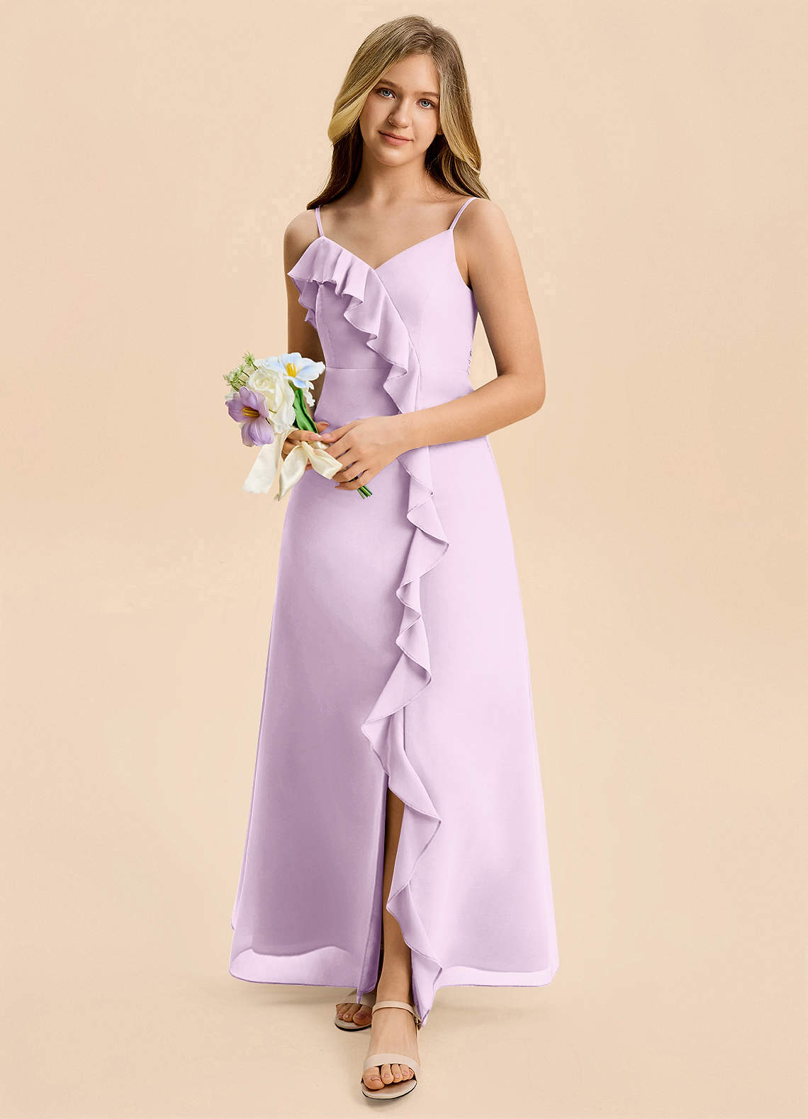 iris bridesmaid dress Iris Embroidered Chiffon Bridesmaid Dress
