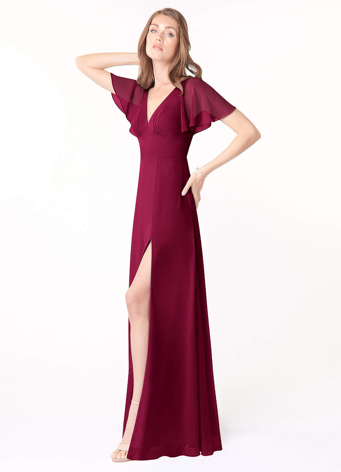 burgundy spaghetti strap maxi dress Long Formal Prom halloween kids costume up back for a Monica Lewinsky Storms Out Silk Satin Colors:Cappuccino 576