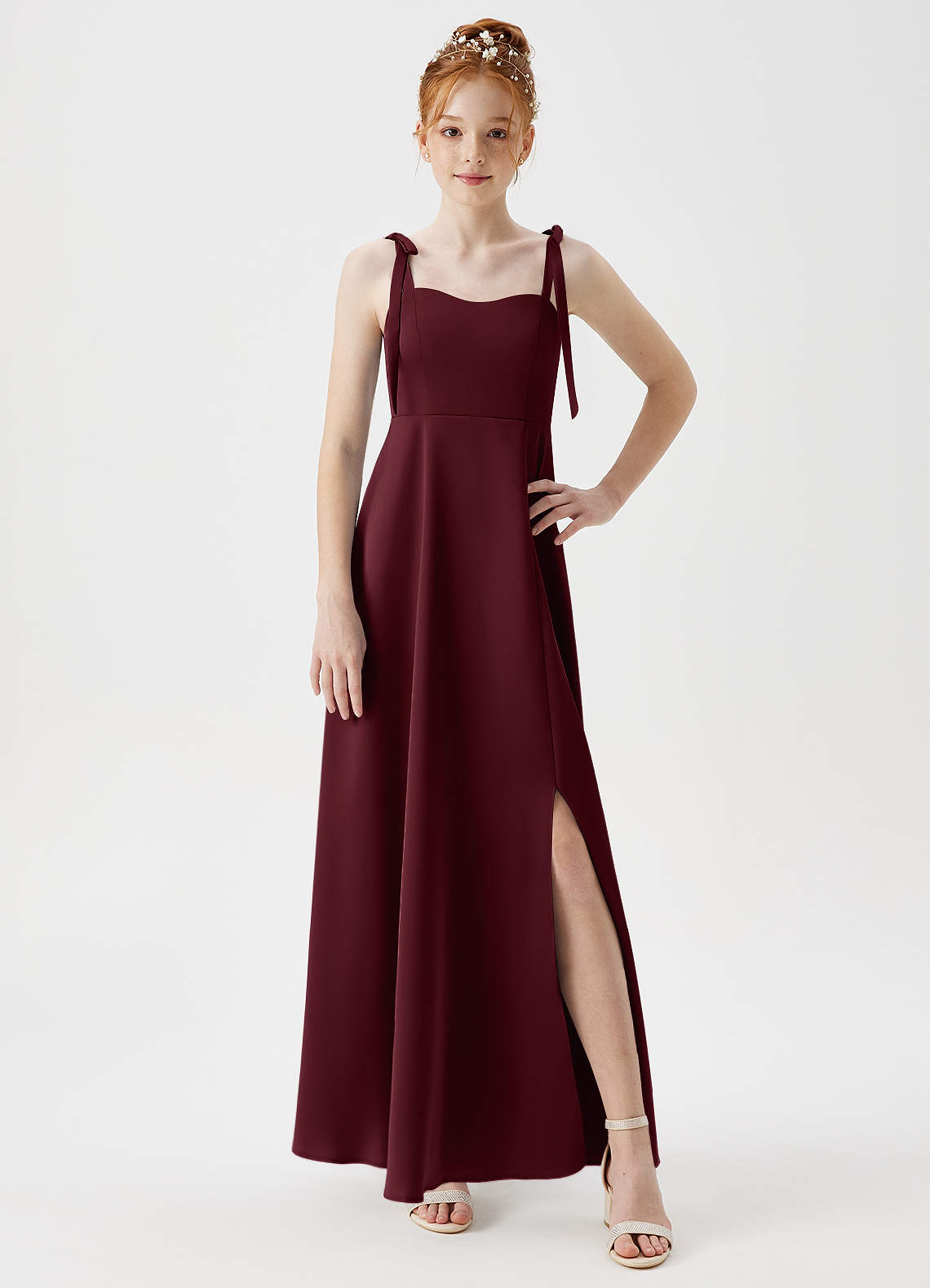 cabernet junior bridesmaid dresses Cabernet Bridesmaid Dress Matte Satin Size Large