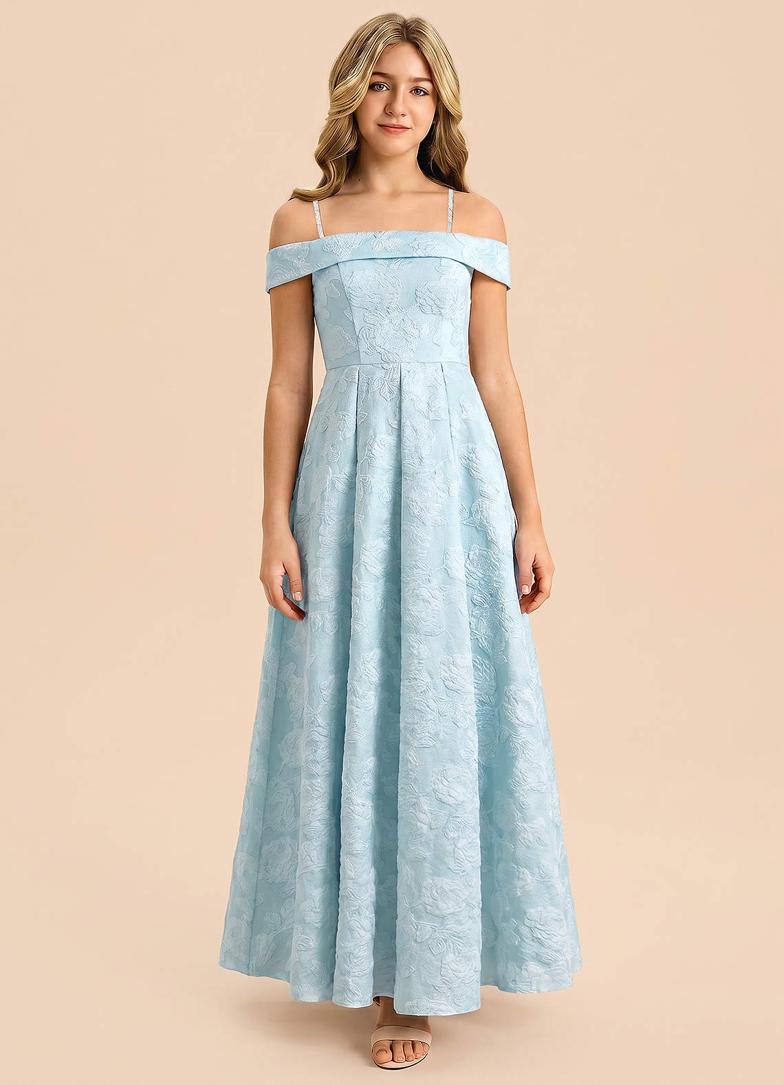 front Azazie Lucy Junior Formal Dress