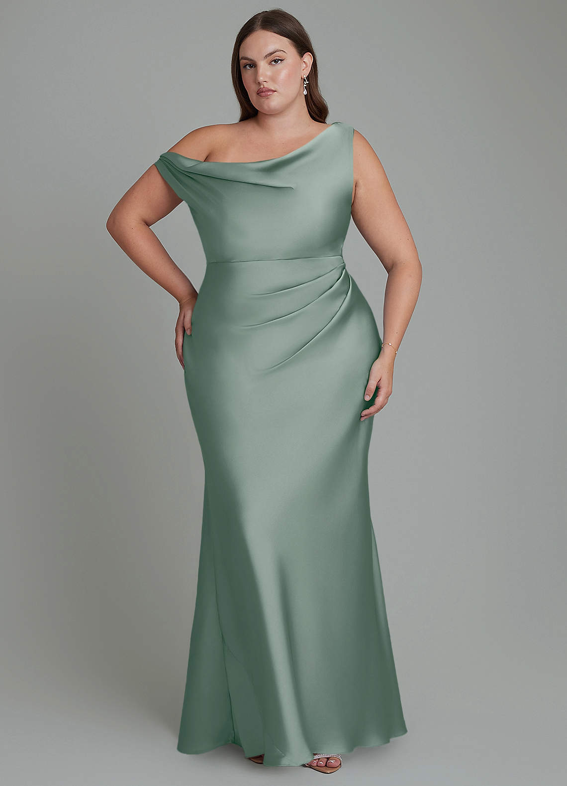 Formal Dress Silver Sage Crisp Bridesmaid Dresses Mary Heather Bridesmaid Dresses Show Me Your Mumu Silver