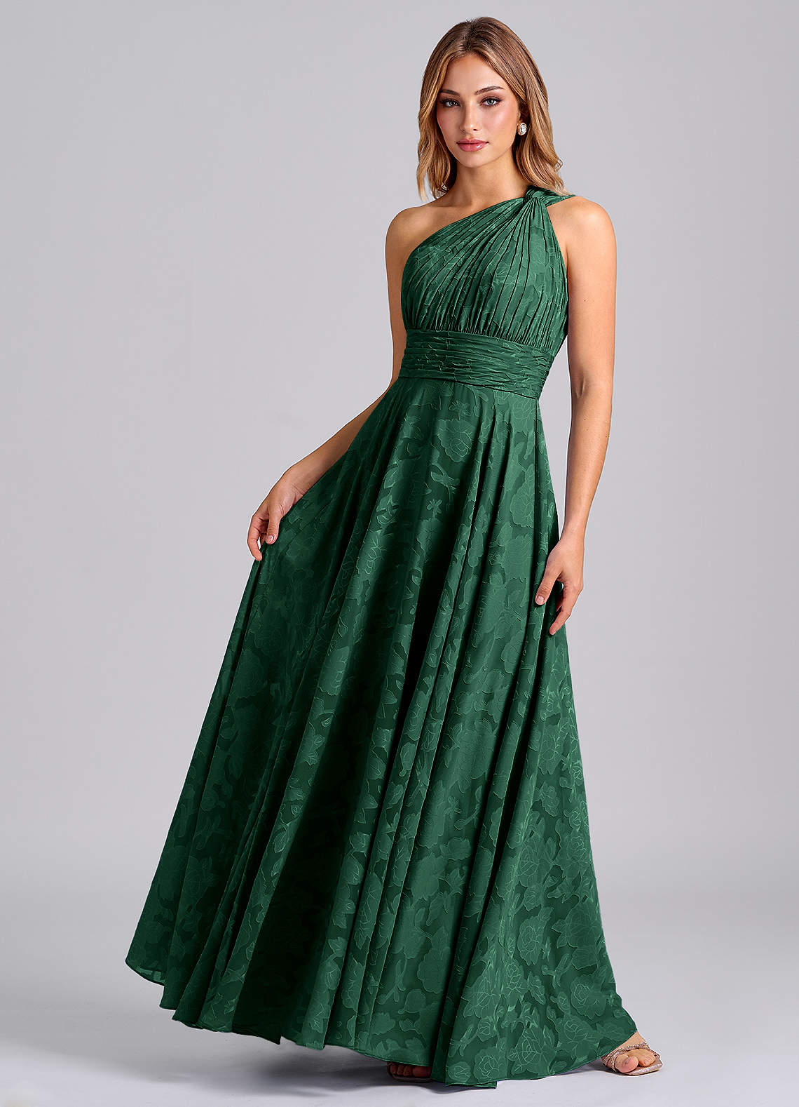 Azazie Charlize Ready to Ship Dark Green Floral Burnout Bridesmaid Dresses | Azazie Azazie Charlize Ready to Ship Dark Green Floral Burnout Bridesmaid Dresses | Azazie