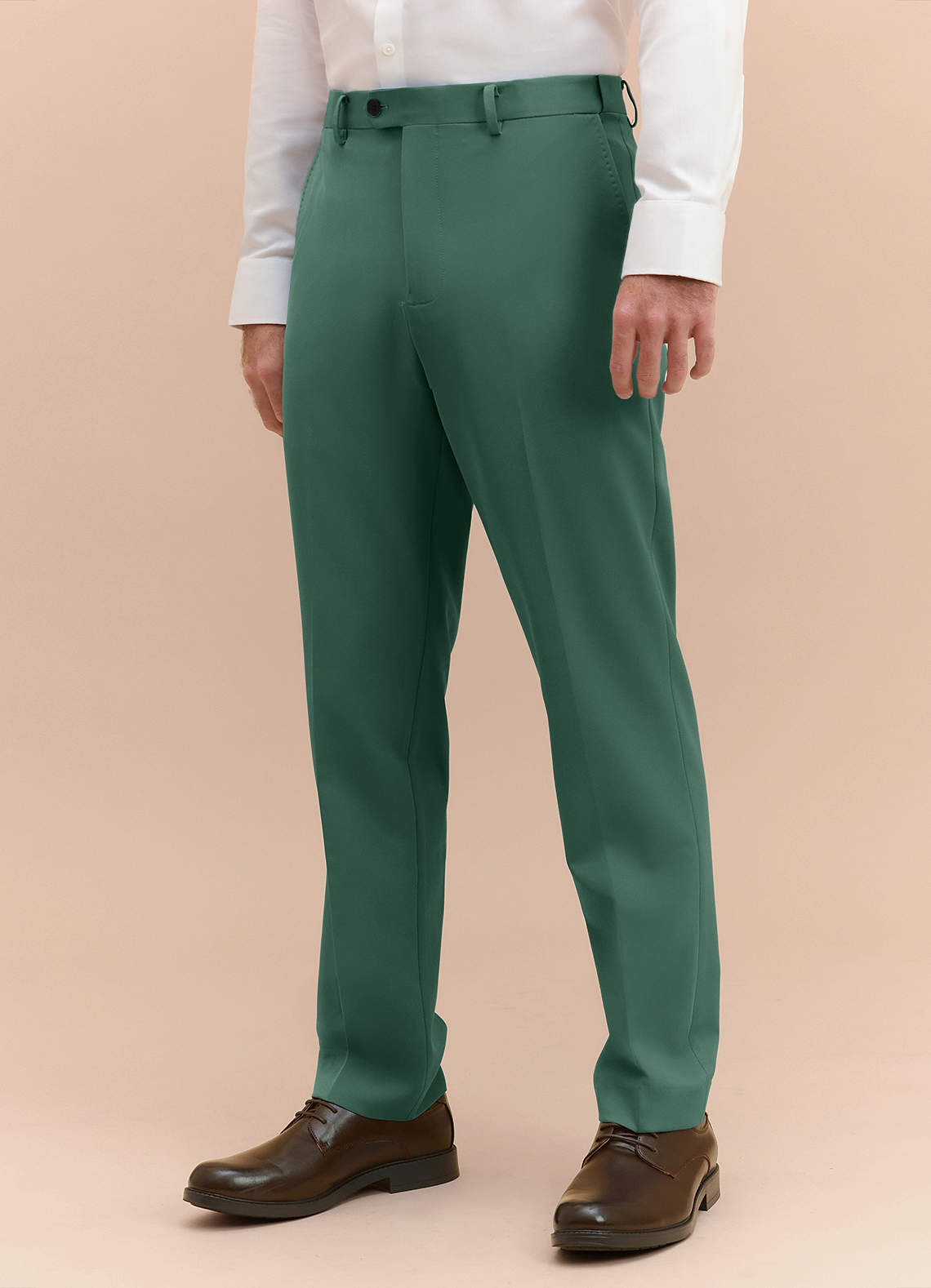front James Eucalyptus Structured Stretch Dress Pants