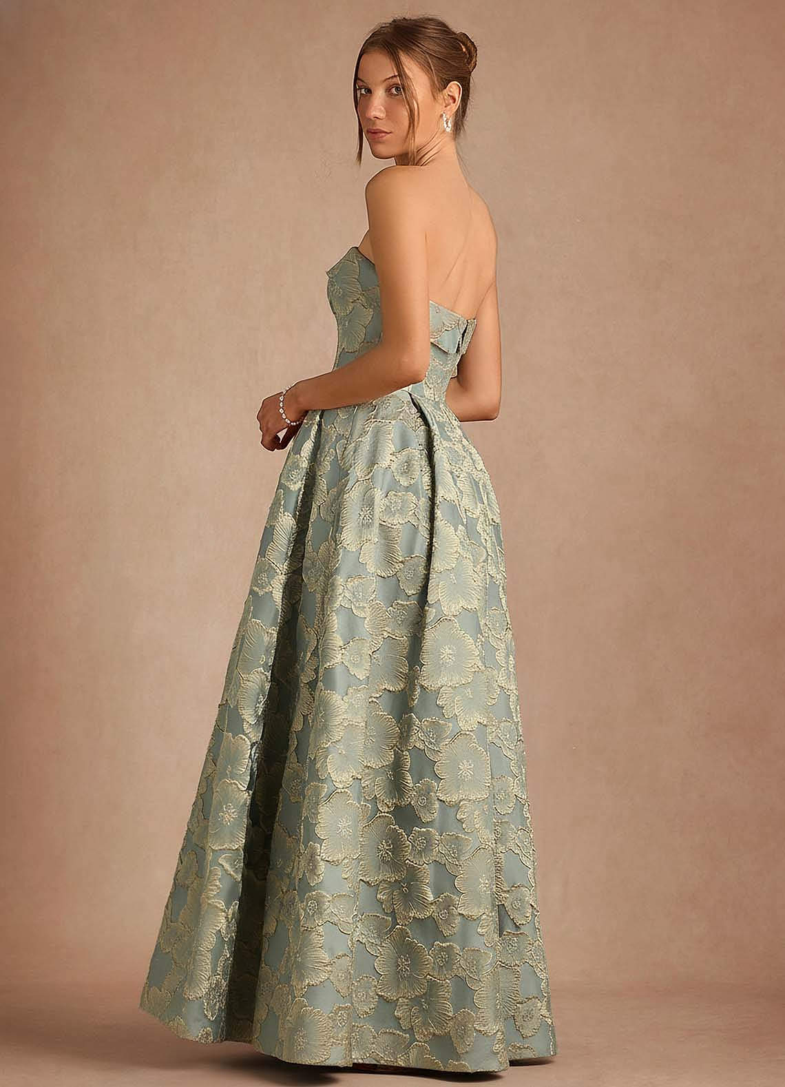 Florentine Blue Maxi Dress image3