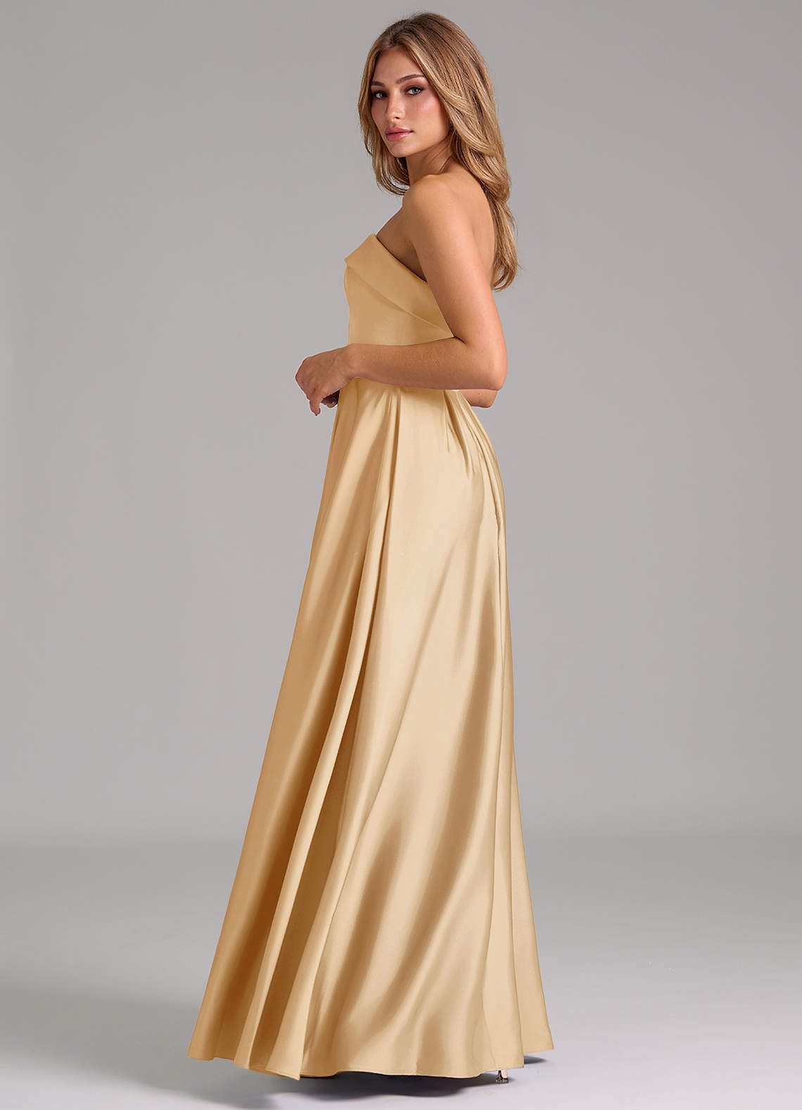 green emerald velvet dress Burnished Gold Velvet Bridesmaid Dress Convertible Floor-Length
