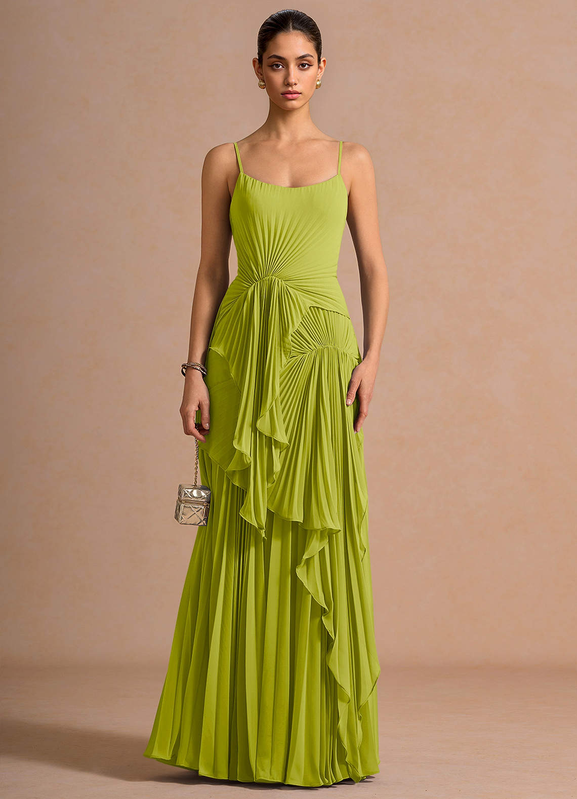 Bashira Lemon Green Maxi Dress | Azazie CA Bashira Lemon Green Maxi Dress | Azazie CA