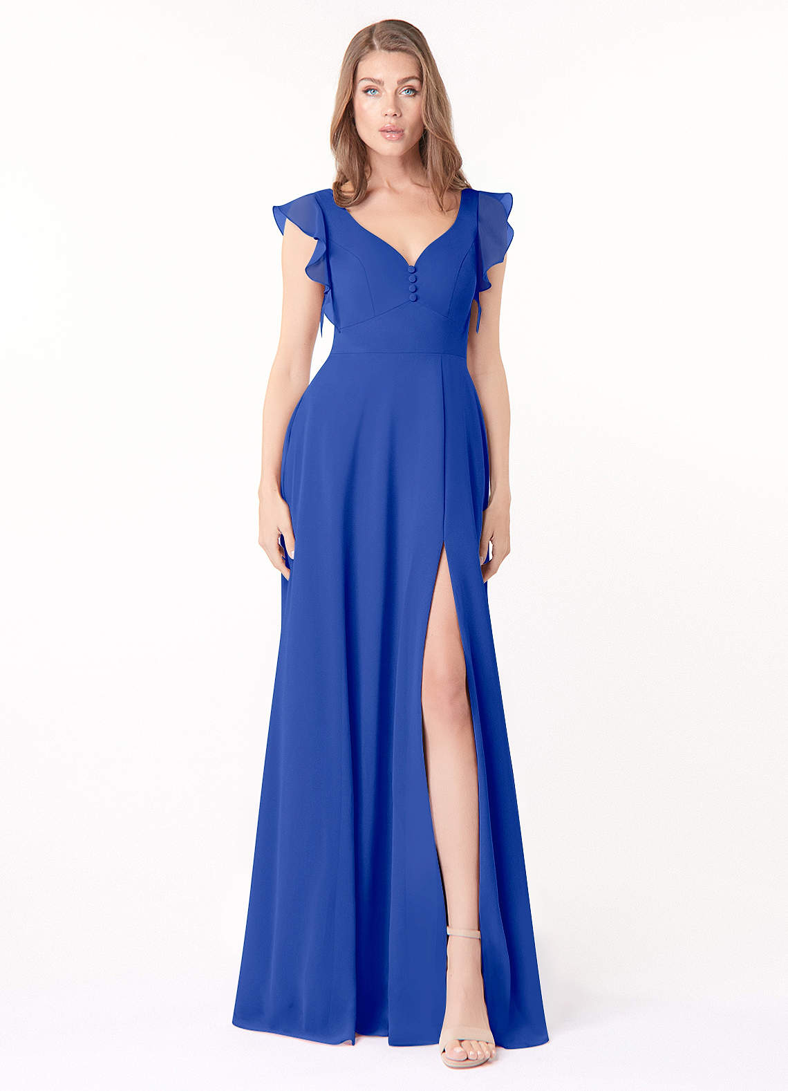 Azazie shop royal blue