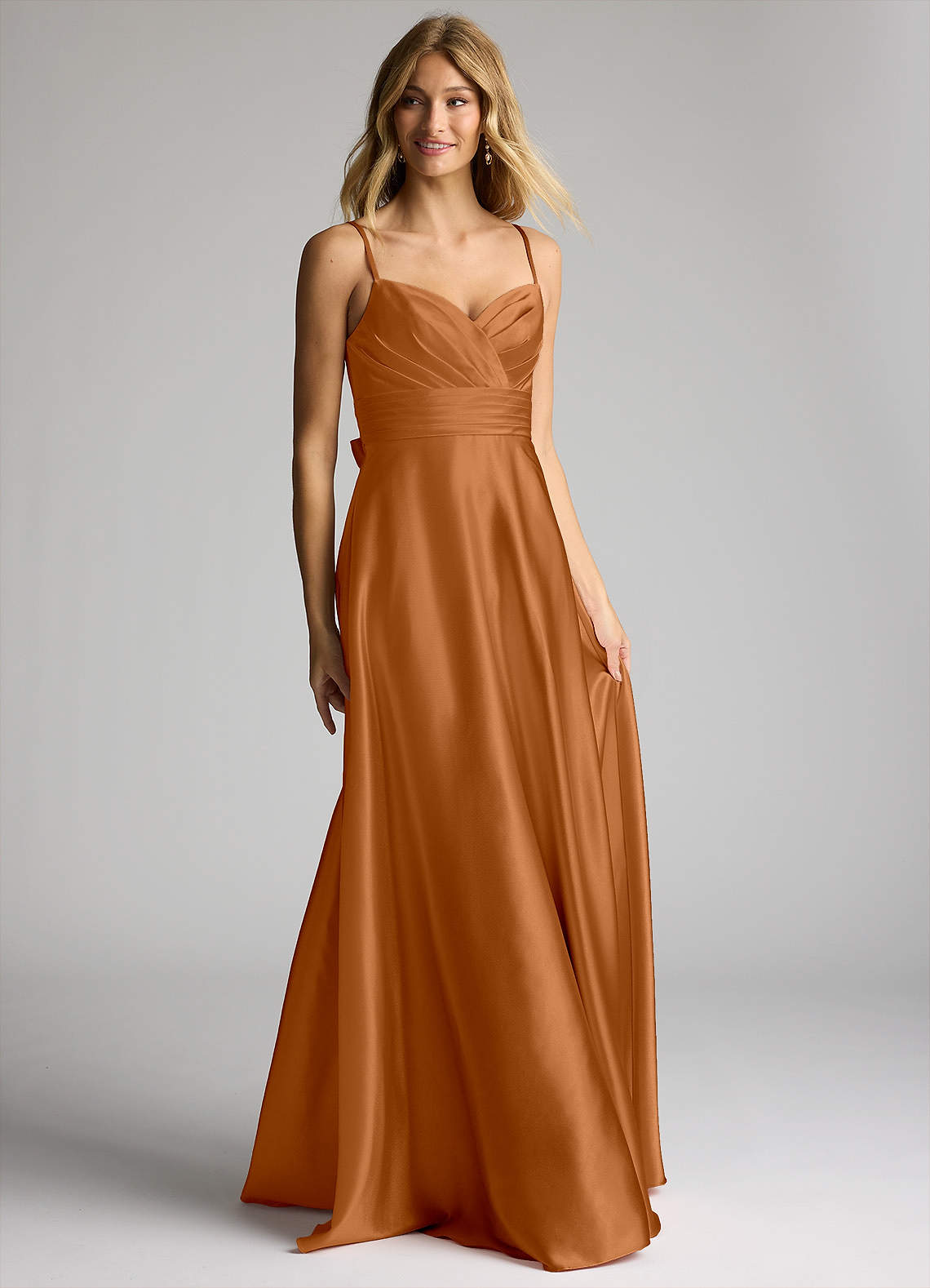 Copper Azazie Oliana Bridesmaid Dresses | Azazie