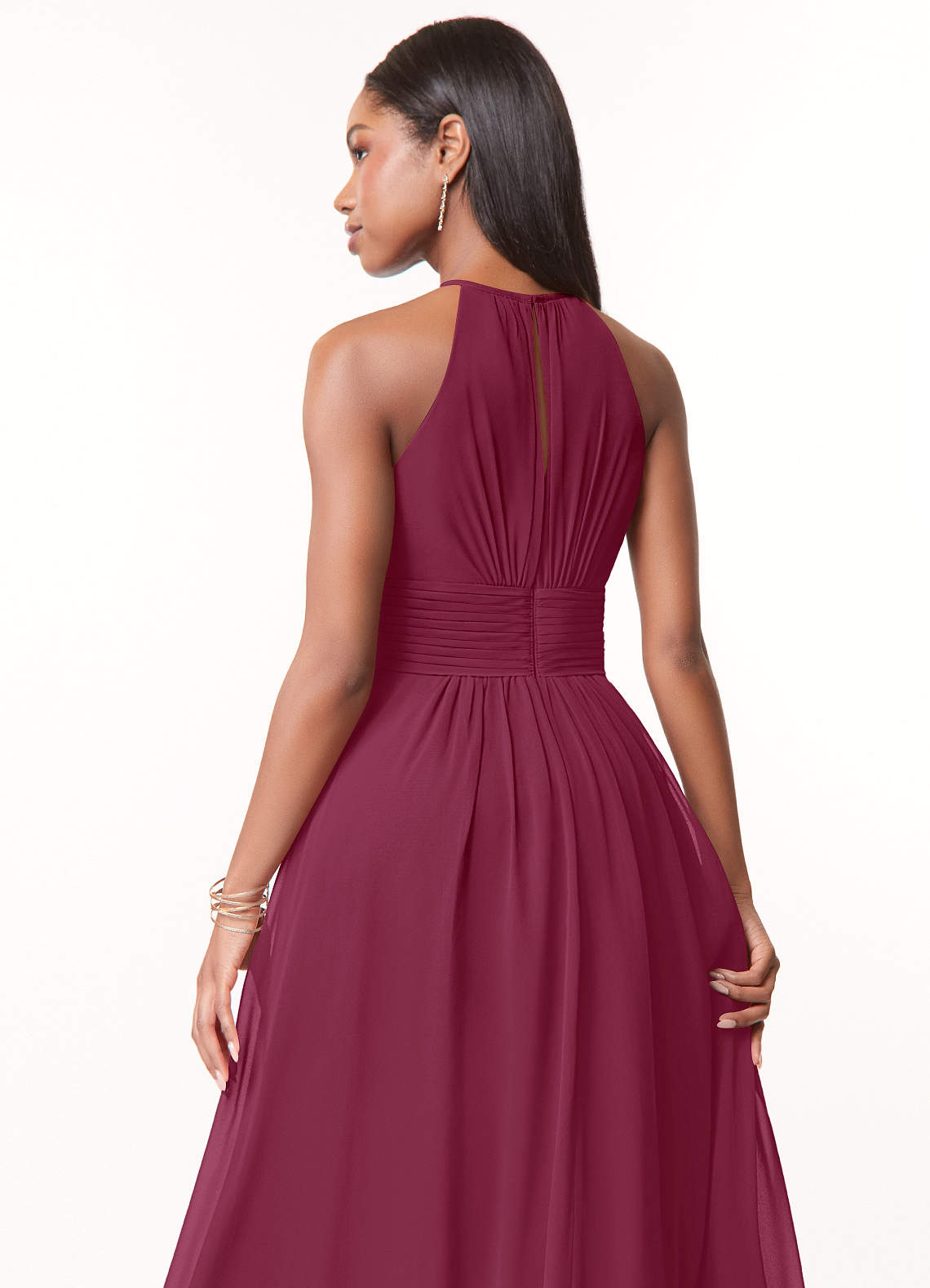 Azazie Bonnie Mulberry Chiffon Bridesmaid Dresses
