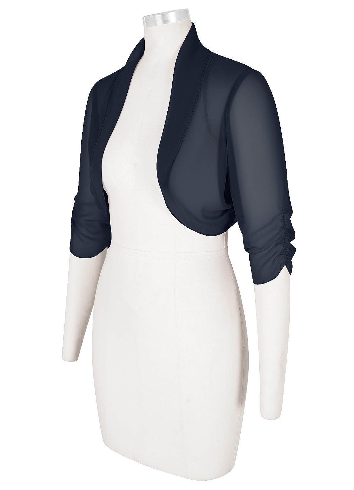 front Azazie Matching Color Hannah Chiffon Wrap