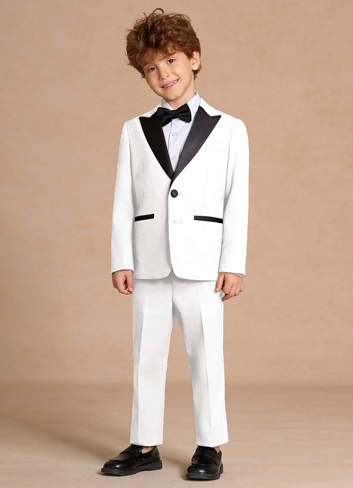 front Michael Boys Peak Lapel 2-Piece Tuxedos