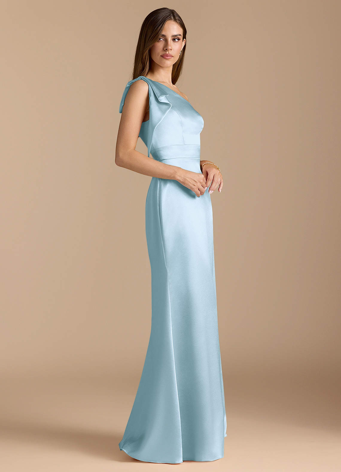 slim fit dress slacks Rinna Pink Lace And Satin Bardot-Neck Maxi Dress  Club L London