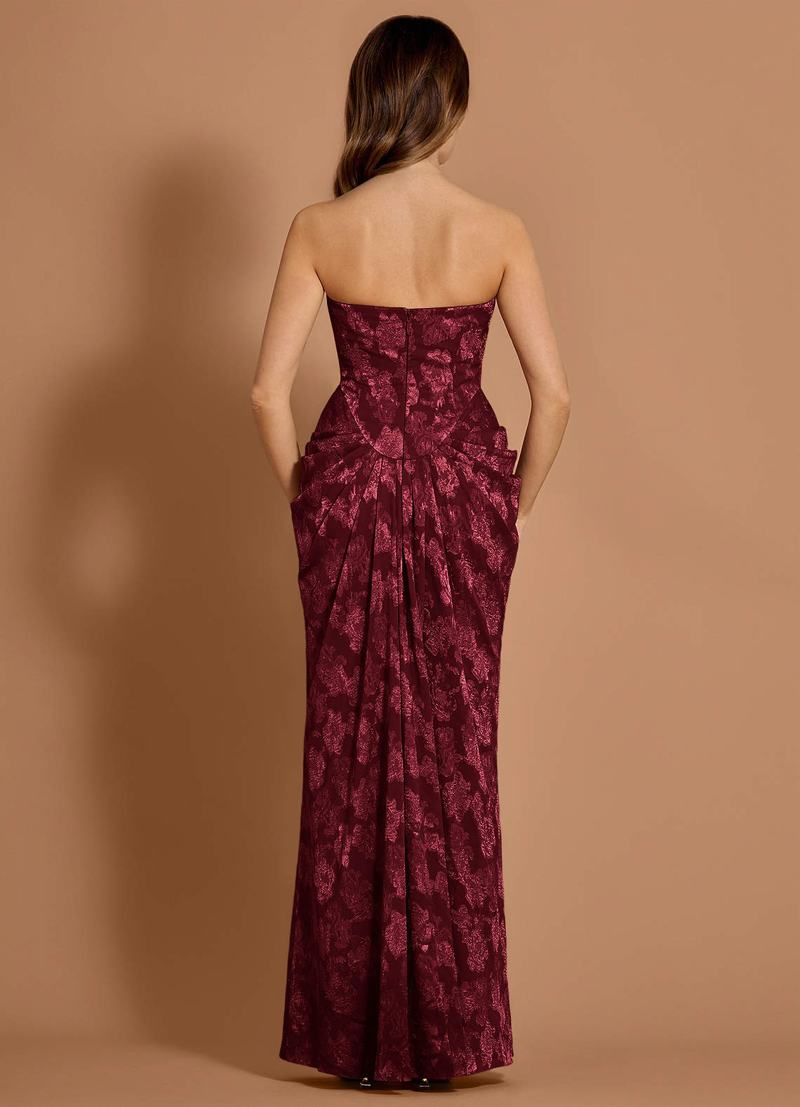 Giselle Wine Maxi Dress Ready to Ship | Azazie