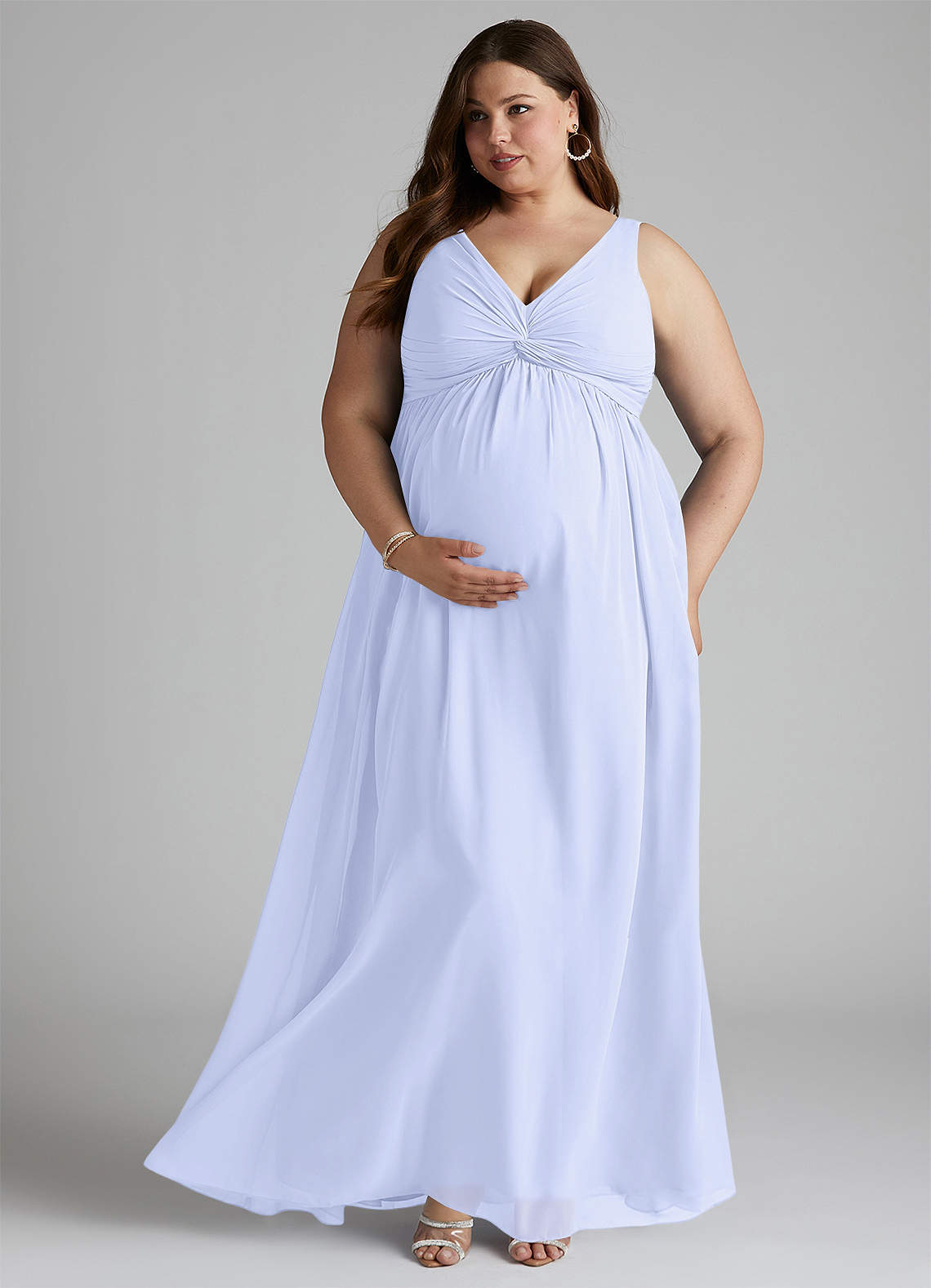 Azazie Yetta Lavender Maternity Bridesmaid Dresses | Azazie