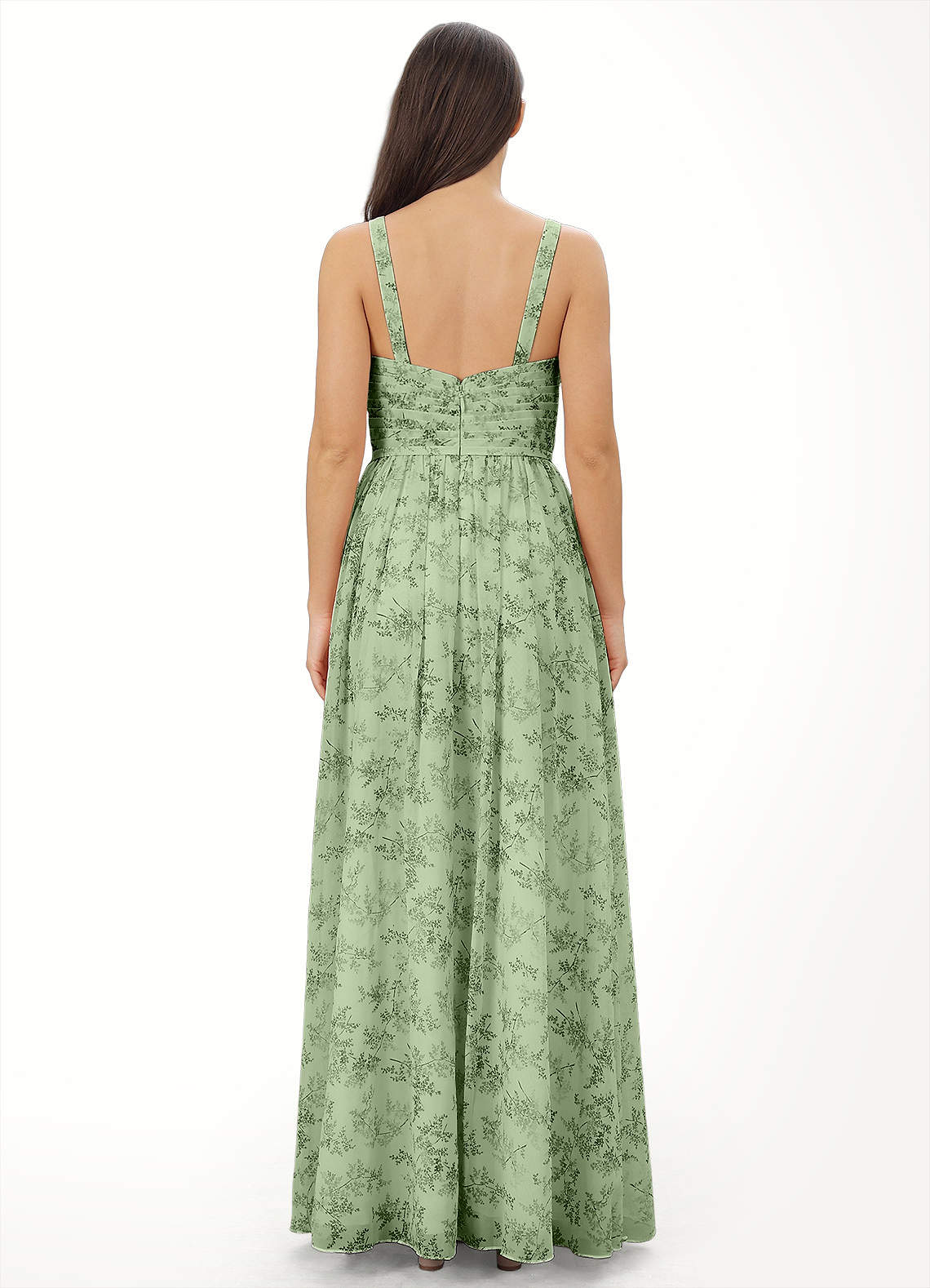 Azazie Chanel Green Fern Floral Bridesmaid Dresses | Azazie