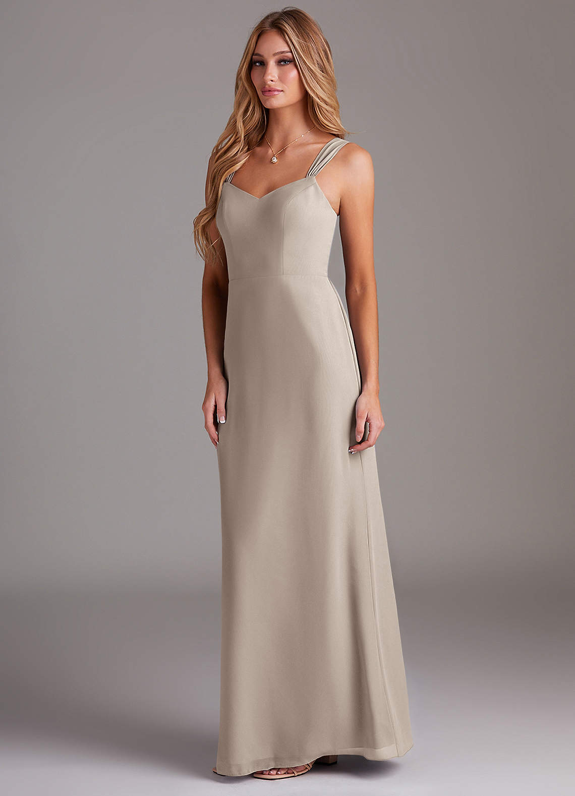 frost colored bridesmaid dresses Six Stories Cowl Back Satin Bridesmaid Dress