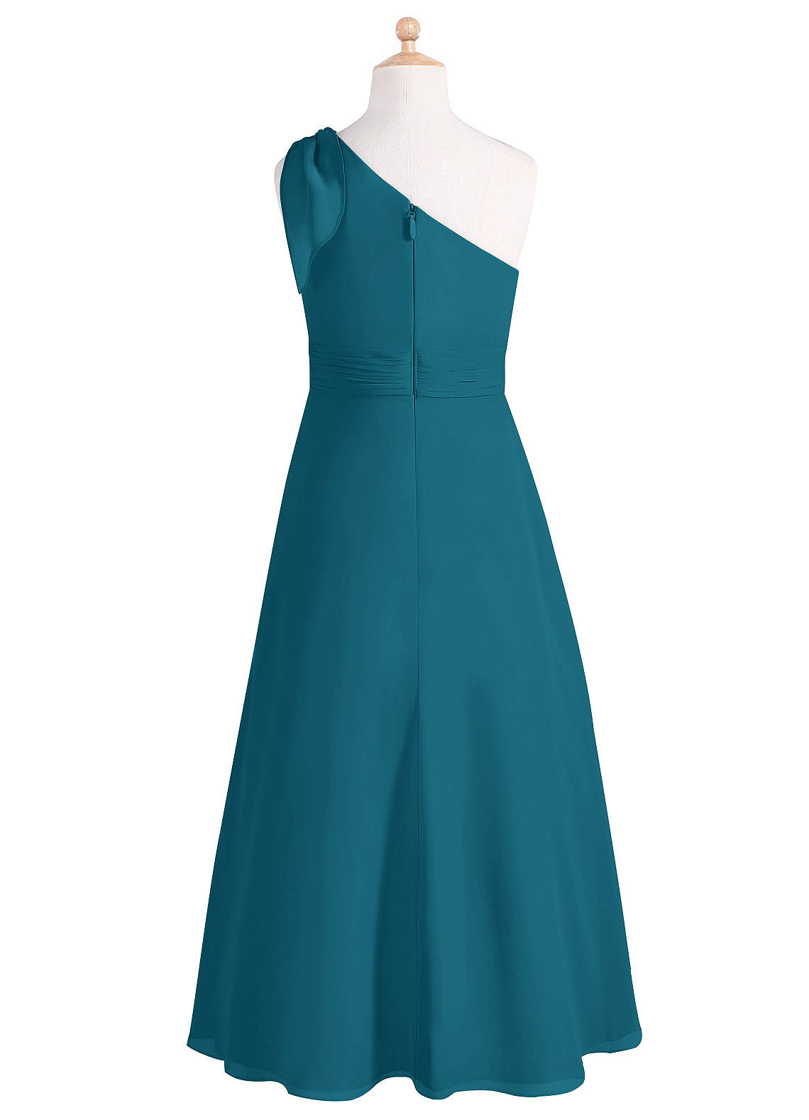 Azazie Cleo Junior Bridesmaid Dress in Ink Blue Azazie