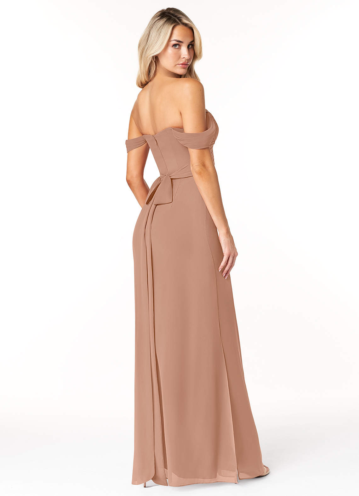 AZAZIE Joretta bridesmaid dress in watermelon main image 1