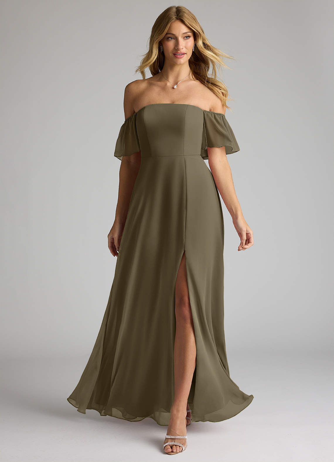 Azazie Sue Willow Green Chiffon Bridesmaid Dresses | Azazie Azazie Sue Willow Green Chiffon Bridesmaid Dresses | Azazie