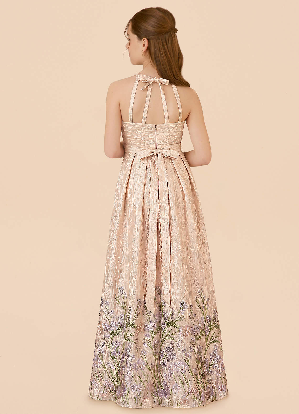 front Azazie Evaniah Junior Formal Dress