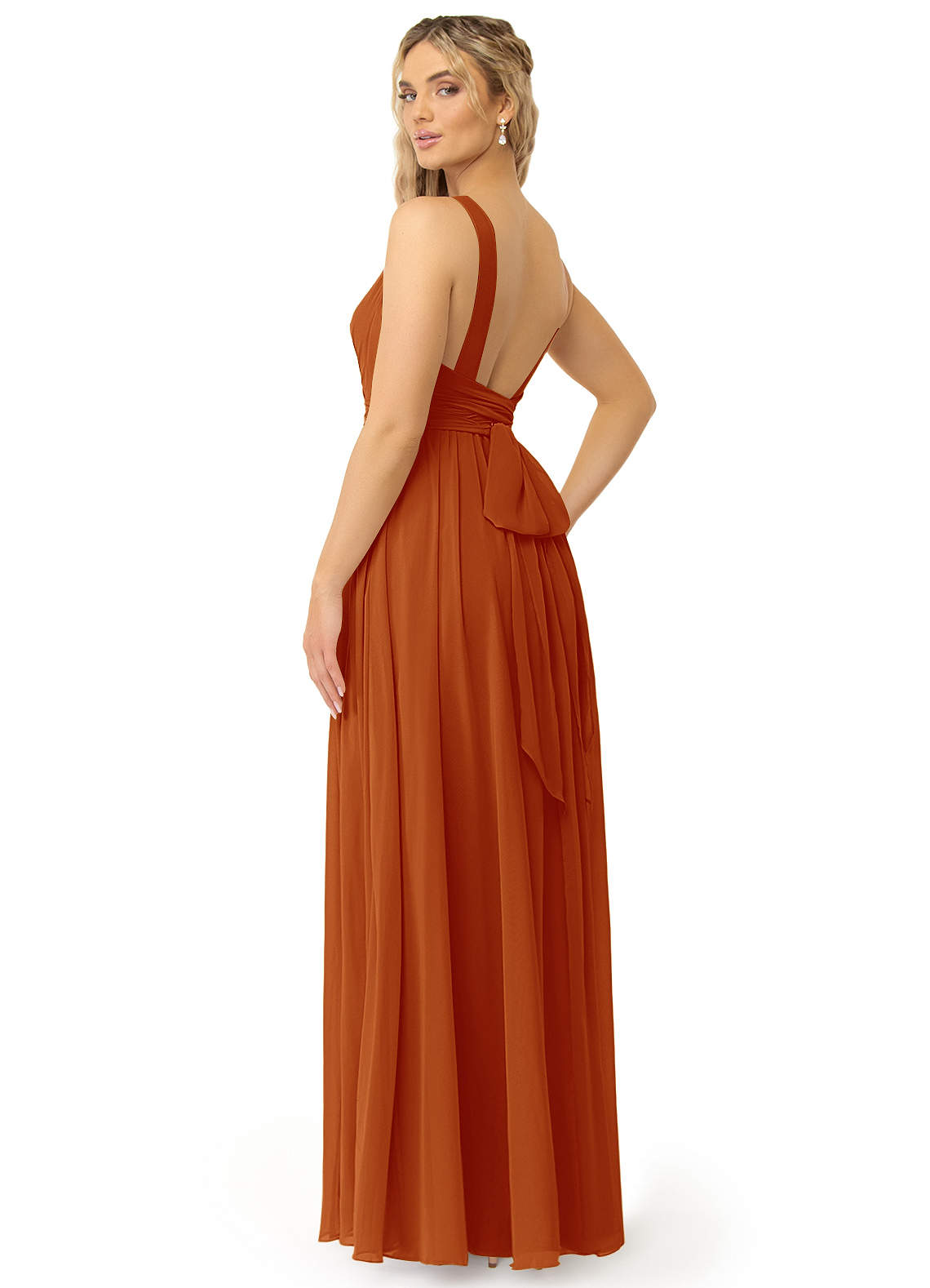 Azazie Kora Paprika Bridesmaid Dresses Azazie