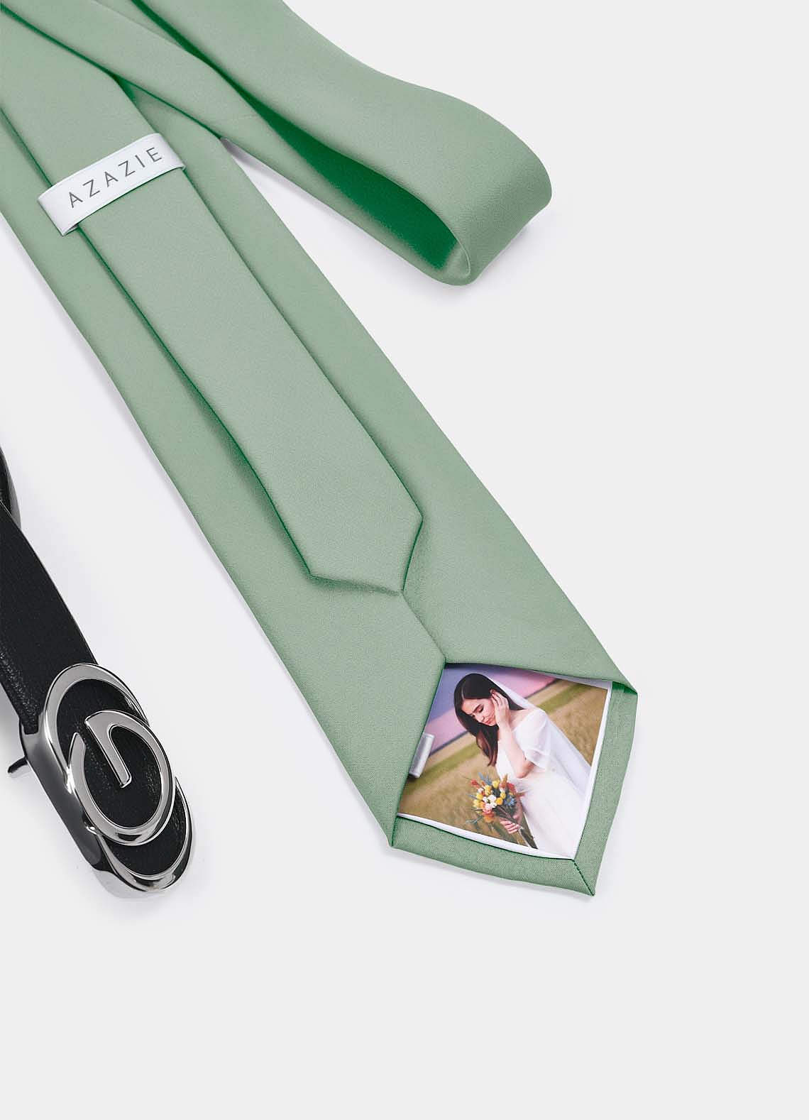 front Custom Photo Tie Personalized Necktie