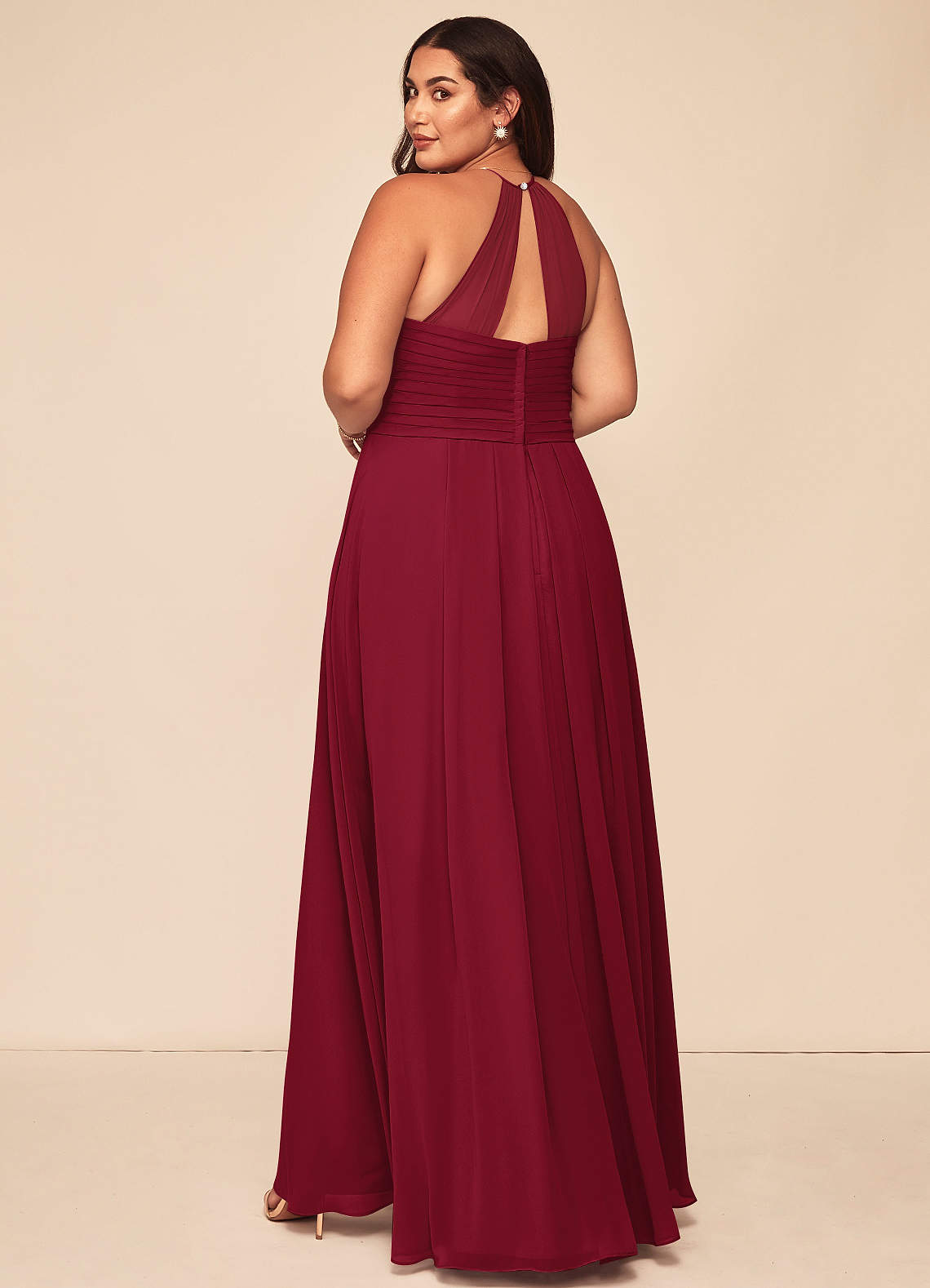 Azazie Ginger Burgundy Bridesmaid Dresses Azazie