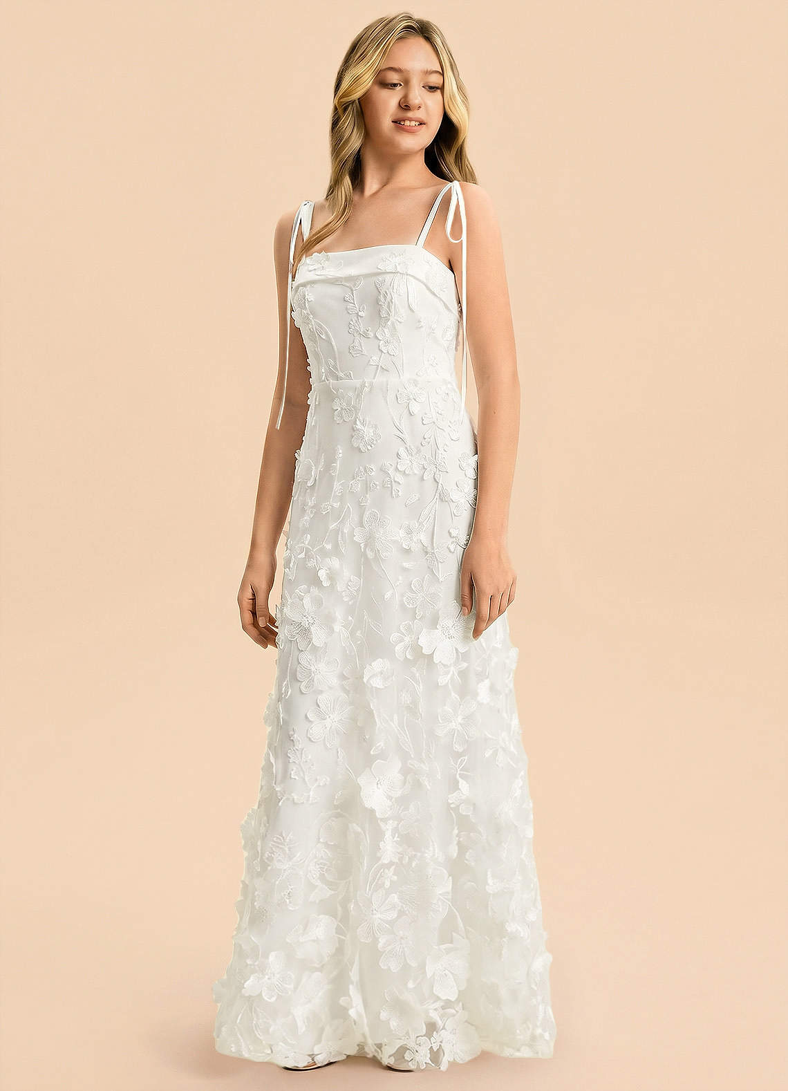 front Azazie Jenny Junior Formal Dress