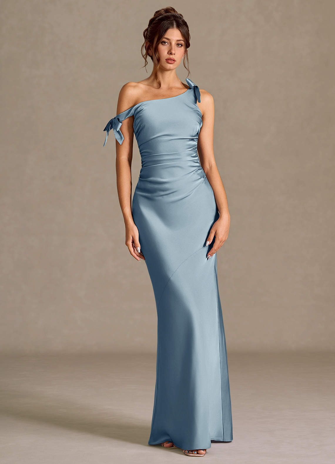 fashion nova green prom dress Alexander by Daymor 1174 Long Formal Slit Ruffle Dress