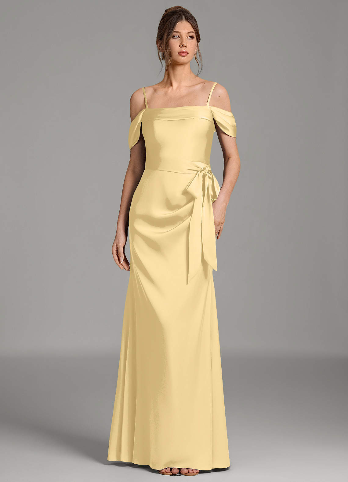Azazie Wyatt Butter Stretch Satin Bridesmaid Dresses