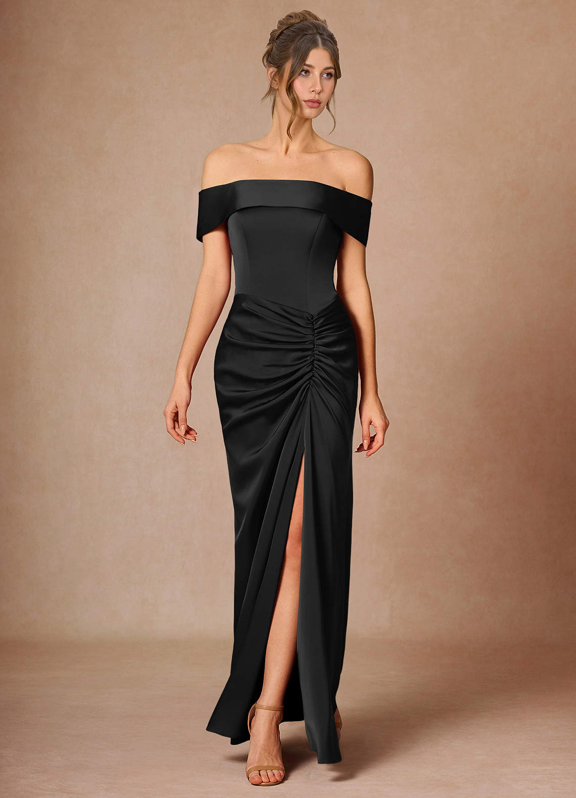 Valora Black Maxi Dress Ready to Ship | Azazie