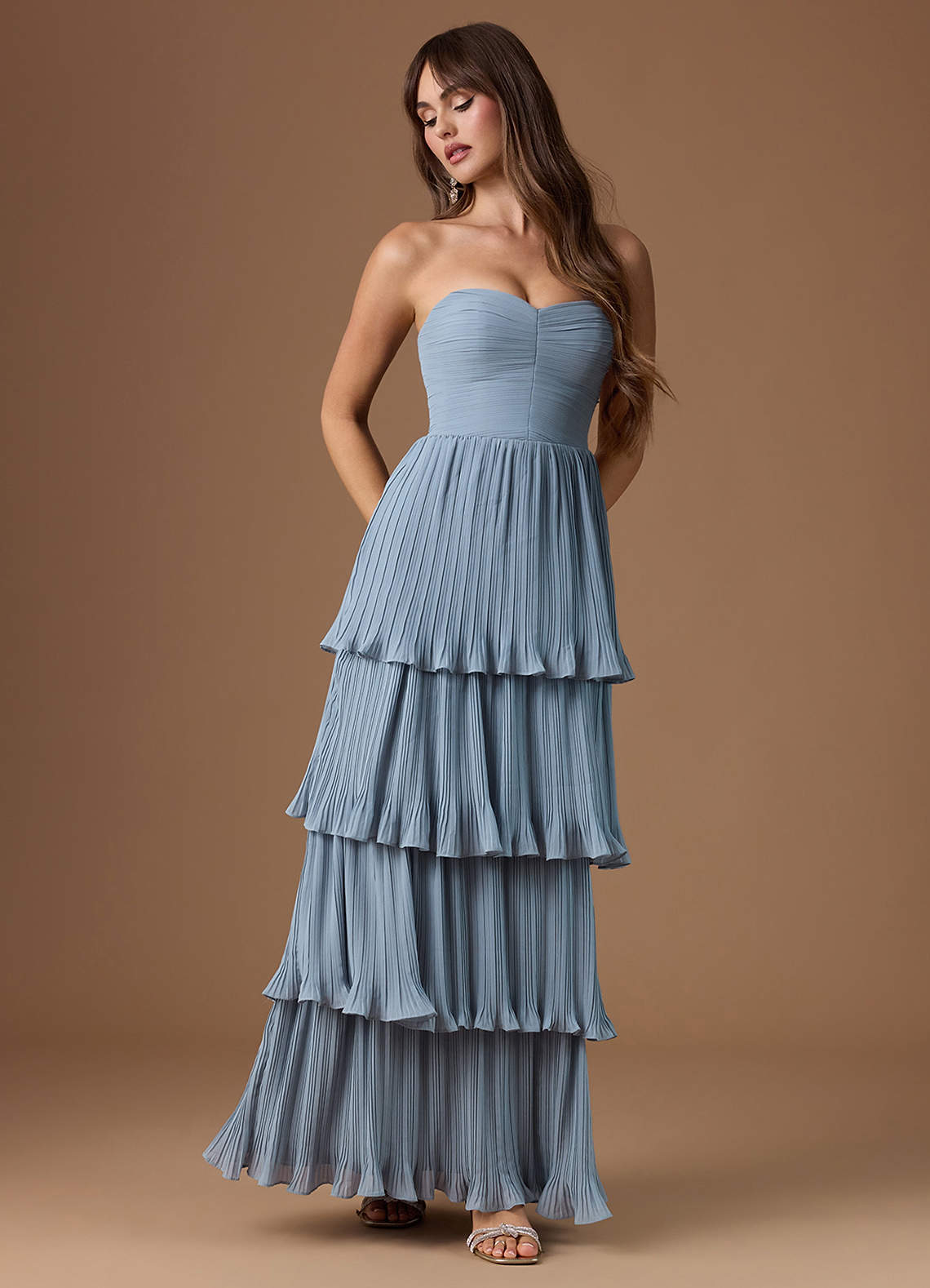 chinese dress ladies Isla Maxi Dress Pink – Augustine main image 1