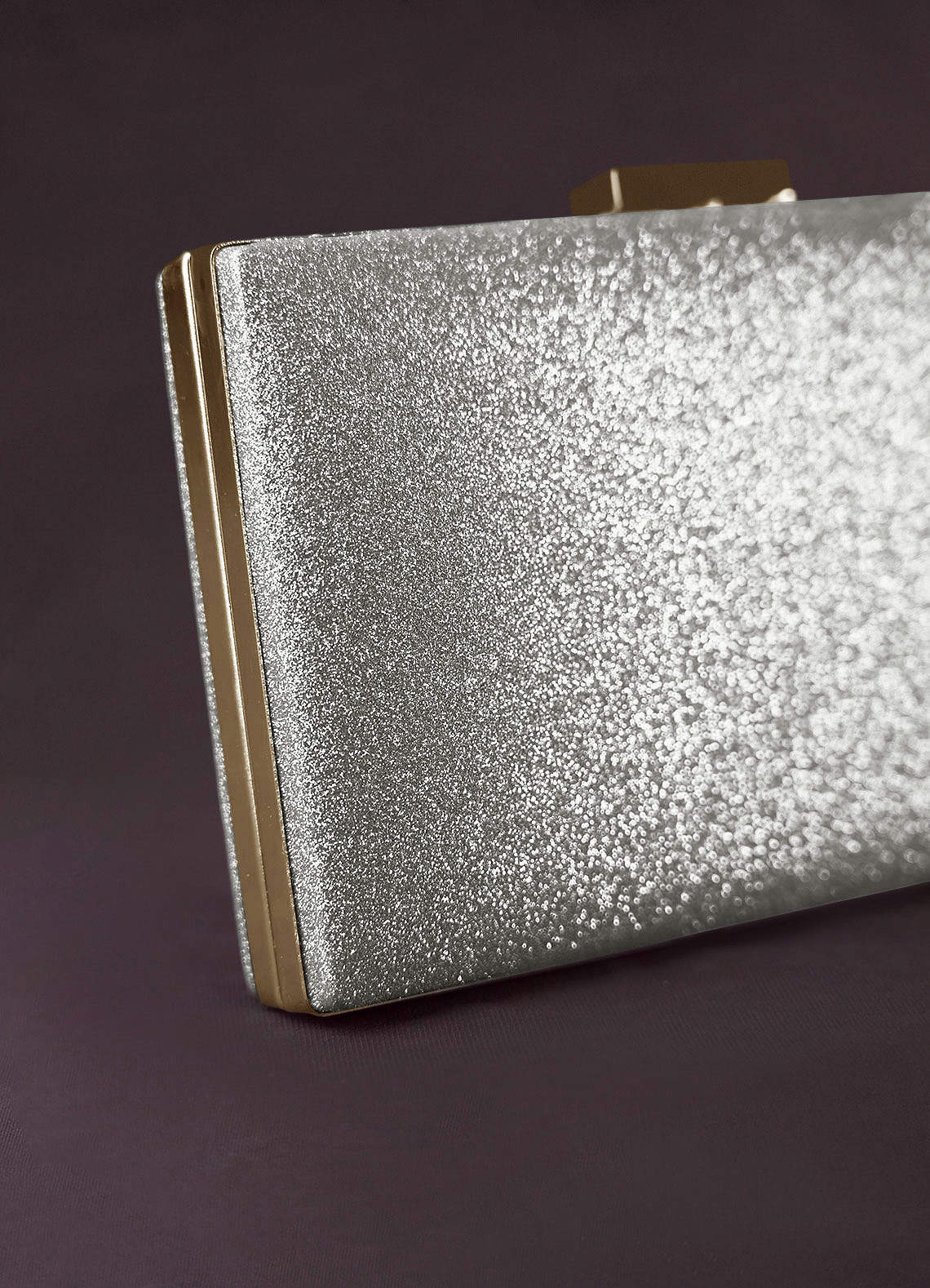 DUNE Bryannies Hard-case Crystal-embellished Clutch Bag - Silver-diamantes  | Editorialist
