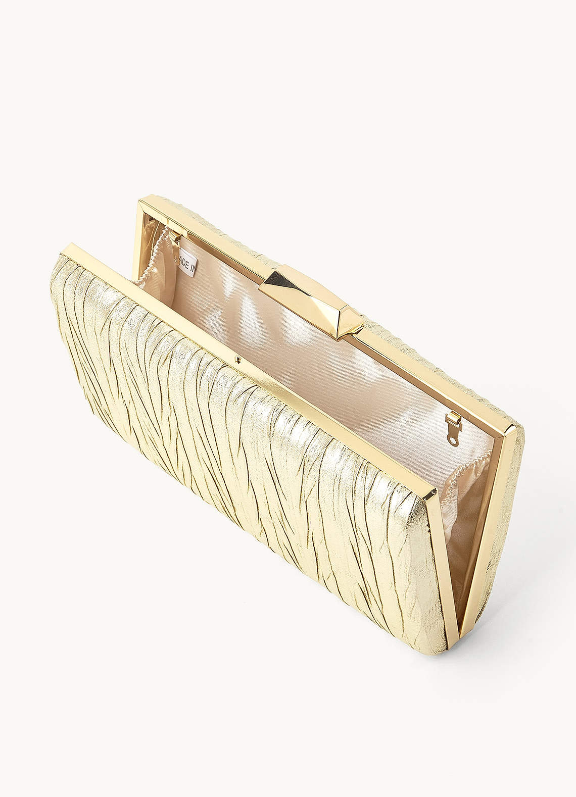 front Gold Leaf Clutch