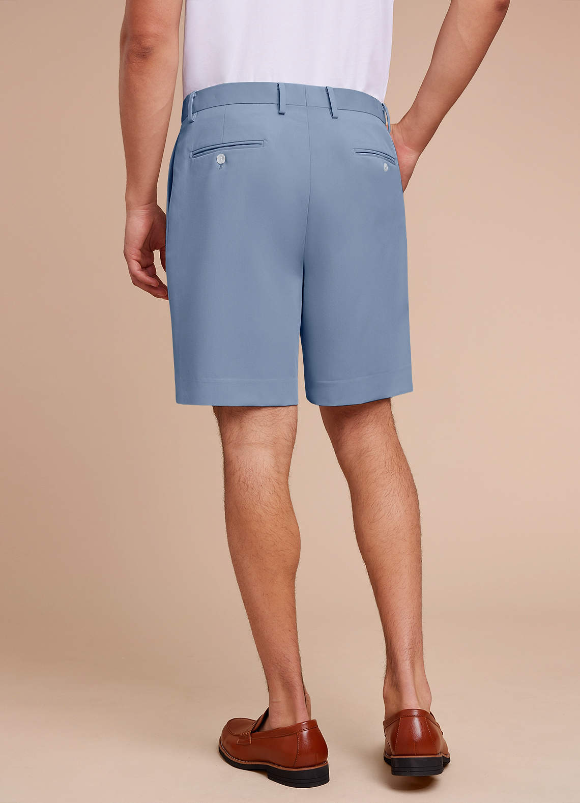 dress shorts Ryrjj Women Business Casual Button Dress Shorts High Waist Wide Leg Pleated Shorts Summer Solid Bermuda Shorts with Pockets(z-Gray,L), Women's, Size: