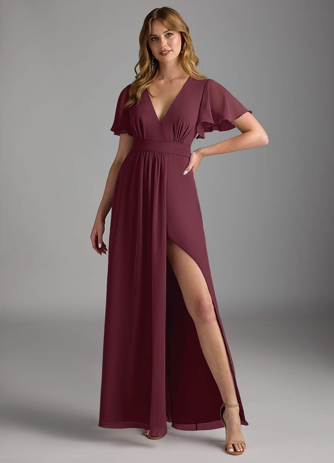 azazie chiffon dresses Azazie Zaniah
