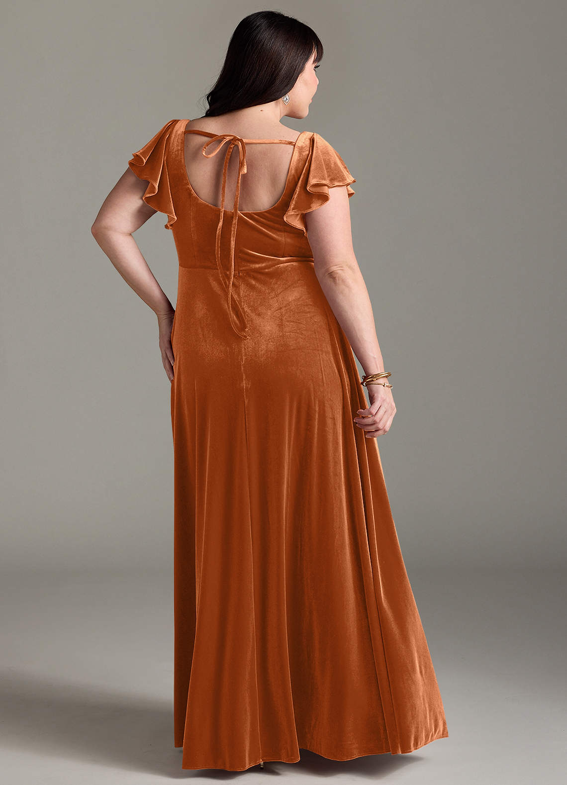 orange and blue dresses Harper 241 Orange Floral Bordered Mesh Sleeveless Dress - Orange Multicolor