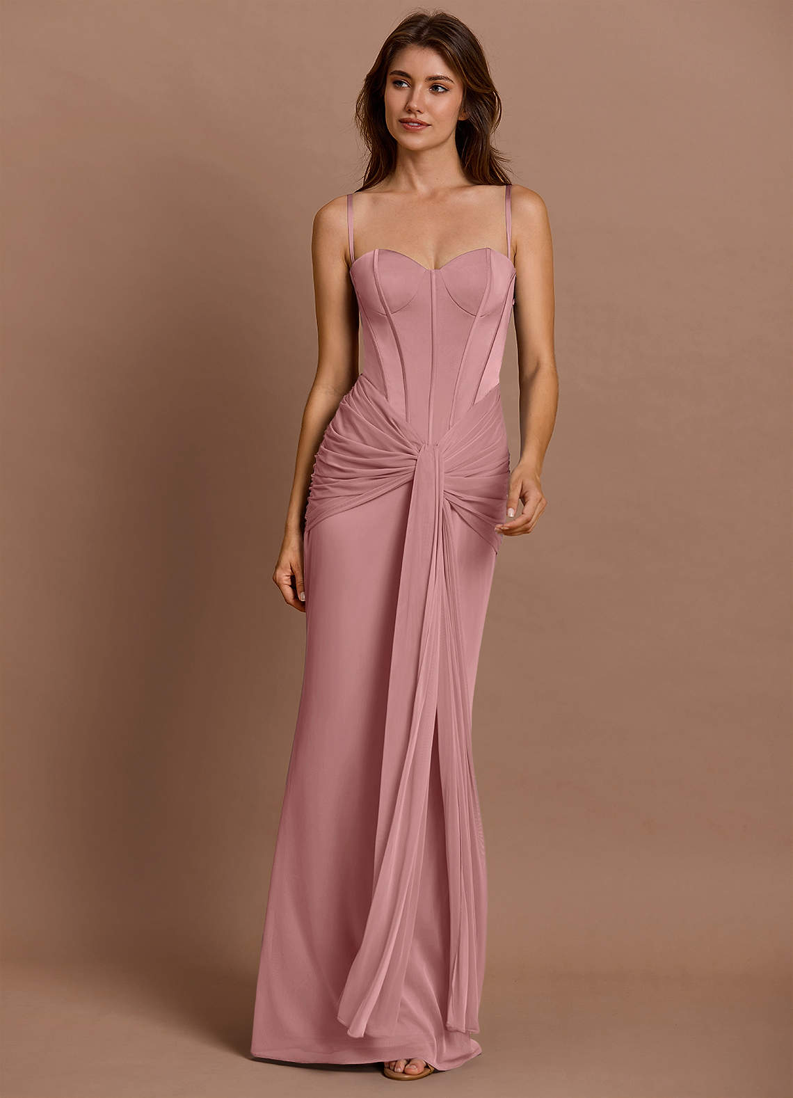 Kalliope Light Pink Maxi Dress Ready to Ship | Azazie Kalliope Light Pink Maxi Dress Ready to Ship | Azazie