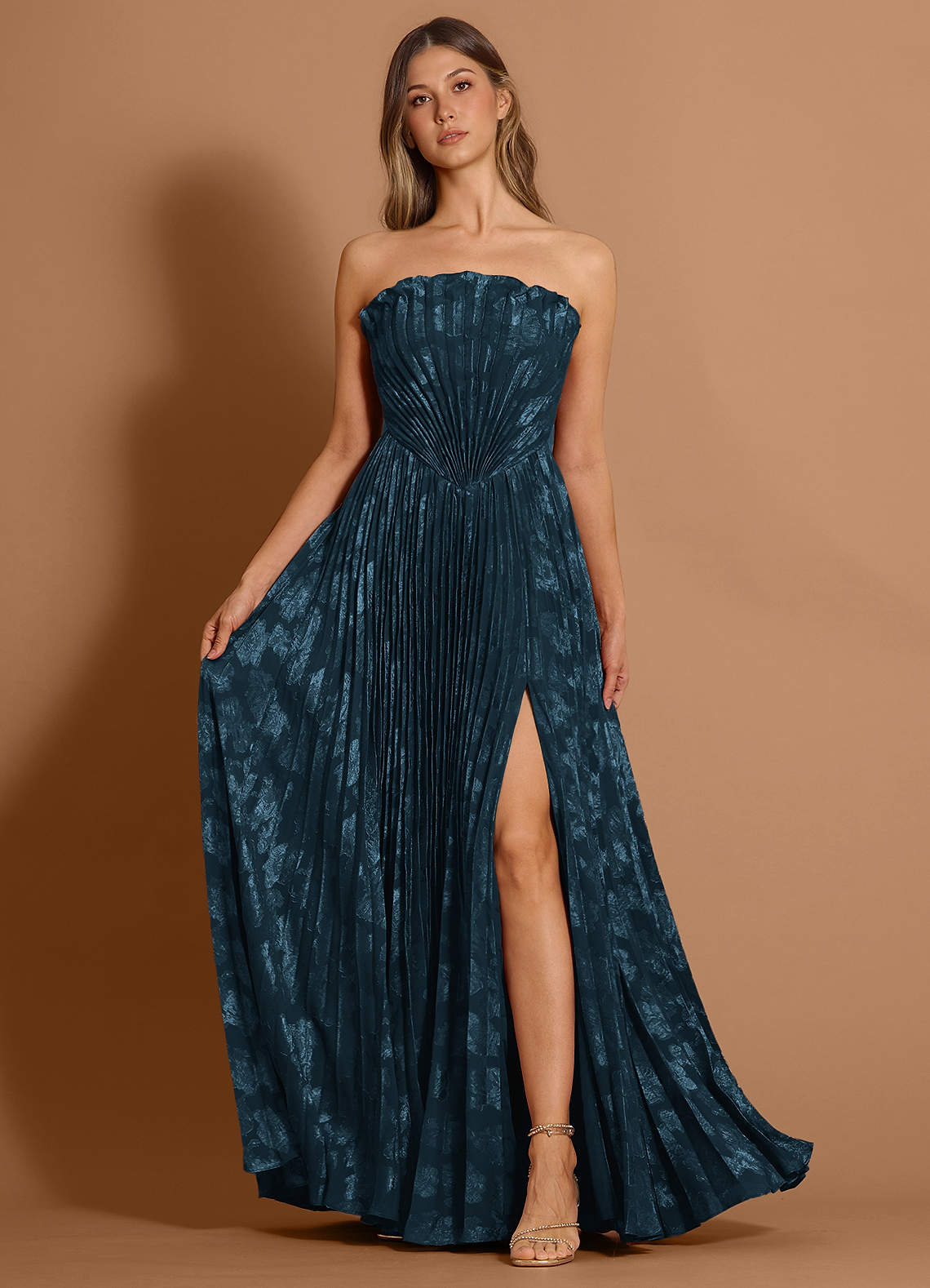 Olszewski The Dress Surprise 限定数3250 レア Audrina Navy Maxi Dress Ready to Ship | Azazie