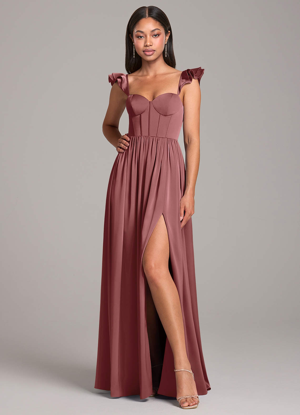 long evening black dress Elegant Long Black Lace Sleeveless Prom Dresses Long Slit Online