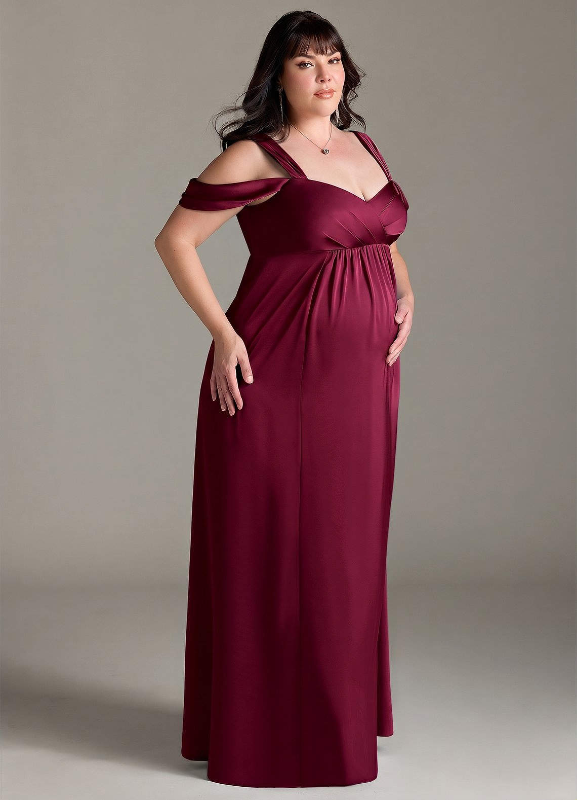winter wedding dresses with long sleeves Lace Long-sleeves Dress Illusion Neckline – loveangeldress dont hesitate to inform Tea-Length Dresses Simple Red Off Shoulder Wood:As Shown