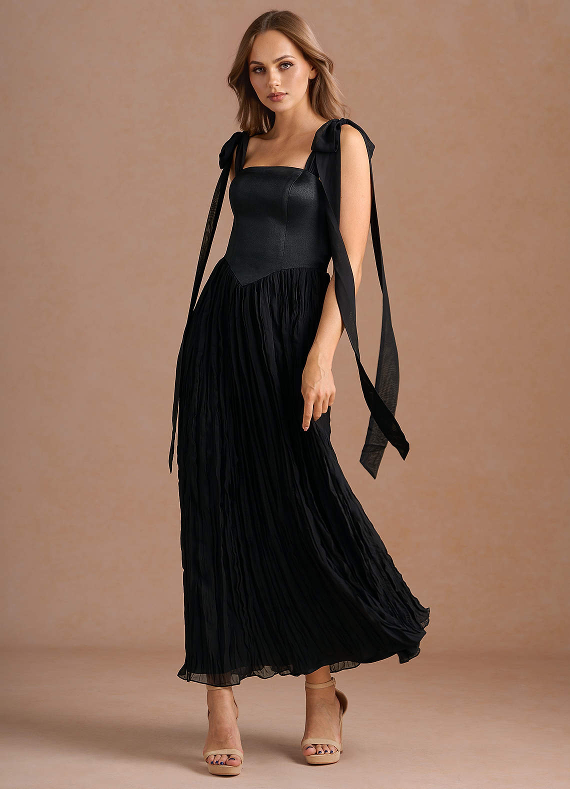 ワンピース BLACK MAXI DRESS Sammie Black Maxi Dress | Azazie
