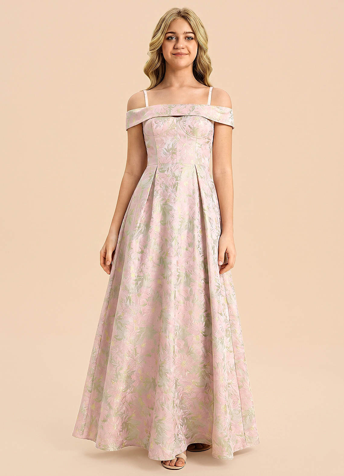 front Azazie Lily Junior Formal Dress