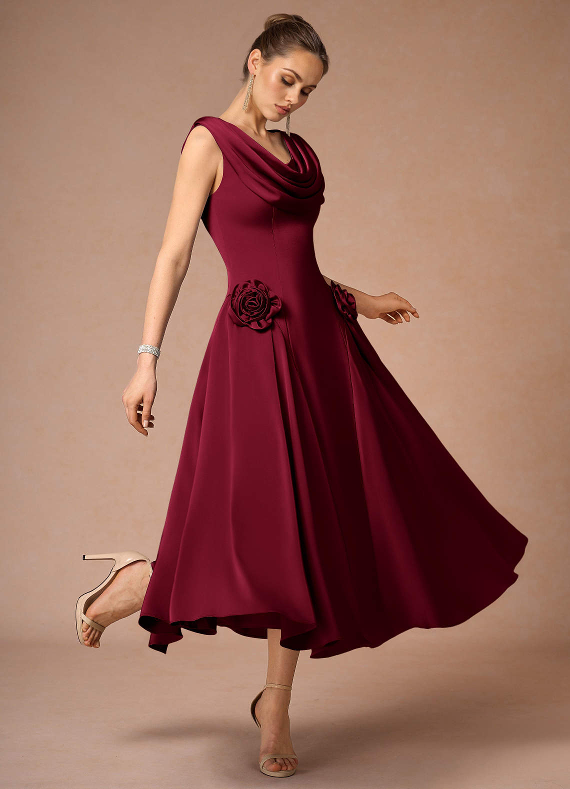 Iverine Merlot Maxi Dress image1
