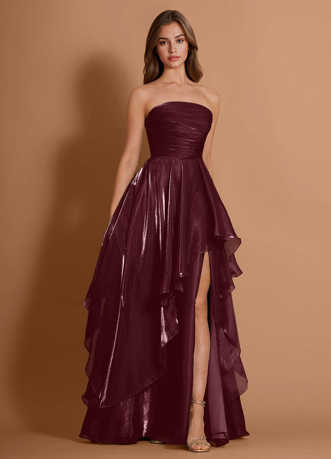 suknia Wino Maxi Celindra image3