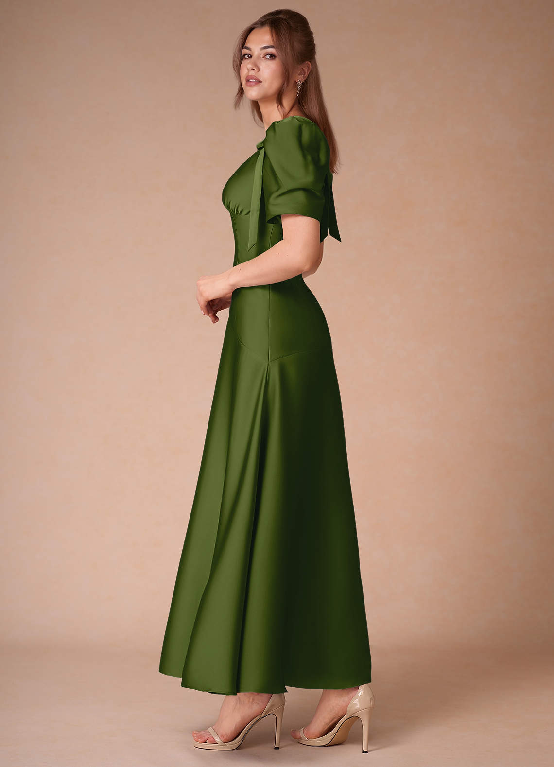 Rosaline Olive Green Maxi Dress | Azazie Rosaline Olive Green Maxi Dress | Azazie